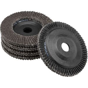 Unique 4 Inch Flap Disc 60 Grits Grinding Wheels Sanding Discs 5 Pcs - Brown,Black Brown,Black Unique 4 Inch Flap Disc 60 Grits Grinding Wheels Sanding Discs 5 Pcs - Brown,Black Brown,Black