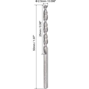 Unique Carbide Left Hand Spiral Flutes Twist Drill Bits for Stainless Steel 2.5mm Unique Carbide Left Hand Spiral Flutes Twist Drill Bits for Stainless Steel 2.5mm