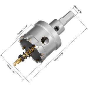 Unique Hole Cutter Hole Saws for Stainless Steel Metal with Center Drill 42mm Unique Hole Cutter Hole Saws for Stainless Steel Metal with Center Drill 42mm