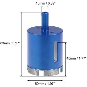 Unique Diamond Drill Bits Hole Saws Cutter Tool for Stone Concrete 50mm Unique Diamond Drill Bits Hole Saws Cutter Tool for Stone Concrete 50mm