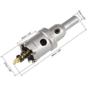 Unique 30mm Carbide Hole Cutter Hole Saws for Stainless Steel with Center Drill 2pcs 27mm Unique 30mm Carbide Hole Cutter Hole Saws for Stainless Steel with Center Drill 2pcs 27mm