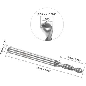 Unique Tungsten Carbide Spiral Flute Micro PCB Drill Bits Drilling Tool 2.35mm Unique Tungsten Carbide Spiral Flute Micro PCB Drill Bits Drilling Tool 2.35mm