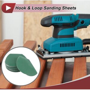 Unique 50 Pcs Round Sanding Discs Smoothing Hook Loop Sanding Sheets 6 Inch Green Aluminum Oxide 400 Grit Unique 50 Pcs Round Sanding Discs Smoothing Hook Loop Sanding Sheets 6 Inch Green Aluminum Oxide 400 Grit