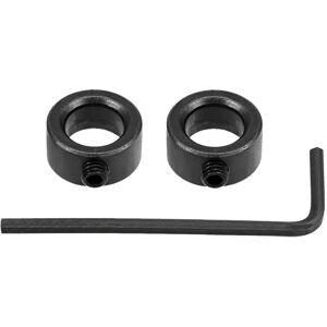 Unique Drill Stop Collar 10mm I.D. Hex Wrench Carbon Steel Bits Holder 3 in 1 Set - Black Black Unique Drill Stop Collar 10mm I.D. Hex Wrench Carbon Steel Bits Holder 3 in 1 Set - Black Black