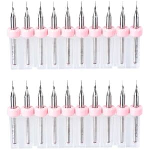 Unique 2Set (20Pcs) 0.15mm Carbide CNC Engraving Circuit Board Micro PCB Drill Bits - 0.15mm,2Set (20Pcs) 0.15mm,2Set (20Pcs) Unique 2Set (20Pcs) 0.15mm Carbide CNC Engraving Circuit Board Micro PCB Drill Bits - 0.15mm,2Set (20Pcs) 0.15mm,2Set (20Pcs)