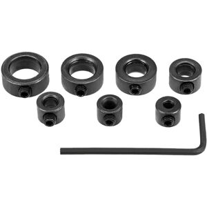 Unique Drill Stop Collar 3mm 4mm 5mm 6mm 8mm 10mm 12mm I.D Hex Wrench Bit Holder 8 in 1 - Black Black Unique Drill Stop Collar 3mm 4mm 5mm 6mm 8mm 10mm 12mm I.D Hex Wrench Bit Holder 8 in 1 - Black Black