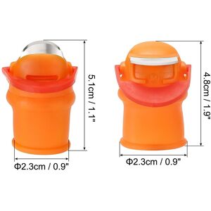 Unique Small 2 Style Garden Silicone Thumb Knife Finger Cover Set, Orange 18Pcs Orange Unique Small 2 Style Garden Silicone Thumb Knife Finger Cover Set, Orange 18Pcs Orange