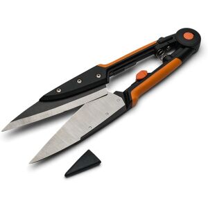 KC8807-11 Garden Clippers - Grass Cutter Hand Edging Shears - Straight Yard Scissors for Outdoor Edges, Weeding by Kings County Tools Orange & Black KC8807-11 Garden Clippers - Grass Cutter Hand Edging Shears - Straight Yard Scissors for Outdoor Edges, Weeding by Kings County Tools Orange & Black