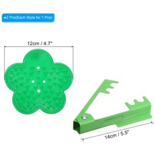 Unique 2pcs Rose Stem Leaf Thorn Stripper Remover Tool Leaf Stripping Tool Green Unique 2pcs Rose Stem Leaf Thorn Stripper Remover Tool Leaf Stripping Tool Green
