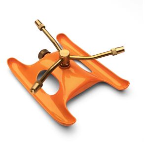 Kings County Tools 3-Arm Rotating Lawn Sprinkler for Yard Watering with Adjustable Jets Orange Kings County Tools 3-Arm Rotating Lawn Sprinkler for Yard Watering with Adjustable Jets Orange