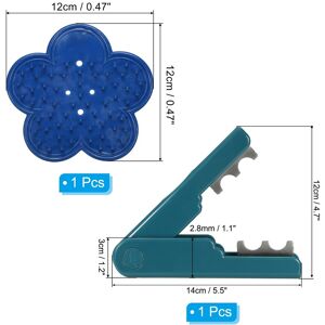 Unique 2pcs Rose Stem Leaf Thorn Stripper Remover Tool Stripper Kit Blue Unique 2pcs Rose Stem Leaf Thorn Stripper Remover Tool Stripper Kit Blue