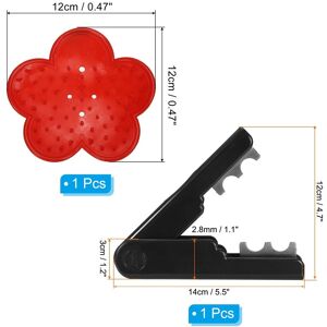 Unique 3pcs Rose Stem Leaf Thorn Stripper Remover Tool Stripping Kit Black, Red, Pink Unique 3pcs Rose Stem Leaf Thorn Stripper Remover Tool Stripping Kit Black, Red, Pink