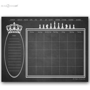 Ready2HangArt Regal Dry Erase Monthly Calendar on ArtPlexi White 30 In. H x 40 In. W Ready2HangArt Regal Dry Erase Monthly Calendar on ArtPlexi White 30 In. H x 40 In. W