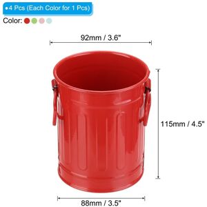 Unique Barrel Pencil Holder, Metal Pen Holder for Desk Pencil Holders Cup Organizer with Handles Makeup Brush Holder - 92 x 88 x 115mm Purple/Pink/Red/Green 92 x 88 x 115mm Unique Barrel Pencil Holder, Metal Pen Holder for Desk Pencil Holders Cup Organizer with Handles Makeup Brush Holder - 92 x 88 x 115mm Purple/Pink/Red/Green 92 x 88 x 115mm