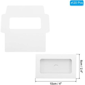 Unique Card Envelope with Window, Greeting Card Envelopes Credit Card Size Blank Envelopes - 4 x 2.4 Inch White 4 x 2.4 Inch Unique Card Envelope with Window, Greeting Card Envelopes Credit Card Size Blank Envelopes - 4 x 2.4 Inch White 4 x 2.4 Inch