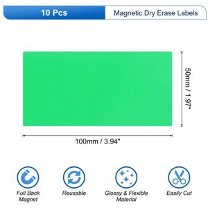 Unique Dry Erase Magnetic Labels Strips Light Green Unique Dry Erase Magnetic Labels Strips Light Green