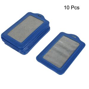Unique Blue Clear Faux Leather Business ID Badge Card Holders 10 Pcs - 10 Pcs Clear 10 Pcs Unique Blue Clear Faux Leather Business ID Badge Card Holders 10 Pcs - 10 Pcs Clear 10 Pcs