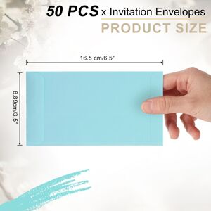 Unique Invitation Envelopes, Card Envelopes for Wedding - 3.5 x 6.5 Inch Light Blue 3.5 x 6.5 Inch Unique Invitation Envelopes, Card Envelopes for Wedding - 3.5 x 6.5 Inch Light Blue 3.5 x 6.5 Inch