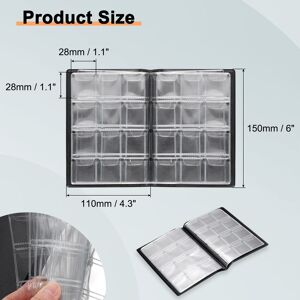 Unique PU Coin Flips Holder Album, 120 Pocket Coin Cardboard Storage Book (Red) - 6 x 4.3 Inch 6 x 4.3 Inch Unique PU Coin Flips Holder Album, 120 Pocket Coin Cardboard Storage Book (Red) - 6 x 4.3 Inch 6 x 4.3 Inch
