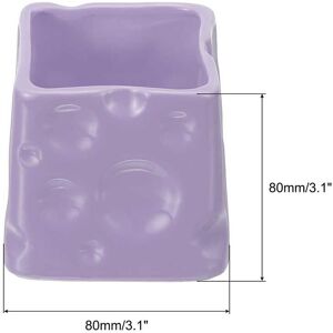 Unique Pencil Holder, Ceramics Pen Holder Cute Pencil Holders, Beige - 80 x 80 x 80mm Purple 80 x 80 x 80mm Unique Pencil Holder, Ceramics Pen Holder Cute Pencil Holders, Beige - 80 x 80 x 80mm Purple 80 x 80 x 80mm