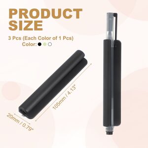 Unique Adhesive Pencil Holders, 105mm Long Universal Pencil Clip Silicone Pen Holder Office Pen Organizer Black/White/Green 0.01 In. W X 0.01 In. H X 0.01 In. D Unique Adhesive Pencil Holders, 105mm Long Universal Pencil Clip Silicone Pen Holder Office Pen Organizer Black/White/Green 0.01 In. W X 0.01 In. H X 0.01 In. D