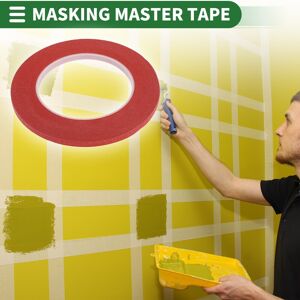 Unique Universal Painters Tape Masking Master Tape Easy Removal Crepe Paper 1 Pc 140U Red 60.15 Yards x 0.24 Inches Unique Universal Painters Tape Masking Master Tape Easy Removal Crepe Paper 1 Pc 140U Red 60.15 Yards x 0.24 Inches
