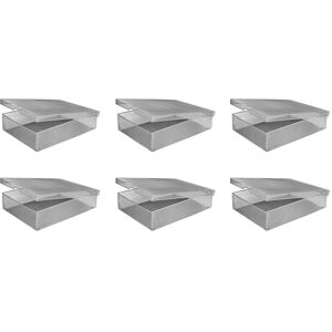 ybm home Hinged Mesh Storage Box, School Supply, Office Desktop Organizer, 2307 Set of 6 Medium ybm home Hinged Mesh Storage Box, School Supply, Office Desktop Organizer, 2307 Set of 6 Medium