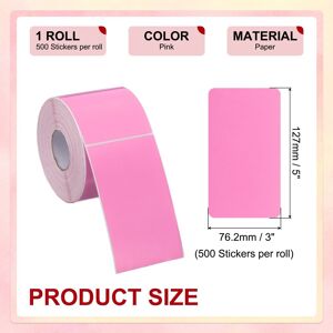 Unique Rectangle Inventory Color Coding Labels, Square Self-Adhesive Inventory Label Stickers for Office Home Organization Name Tags Pink Unique Rectangle Inventory Color Coding Labels, Square Self-Adhesive Inventory Label Stickers for Office Home Organization Name Tags Pink