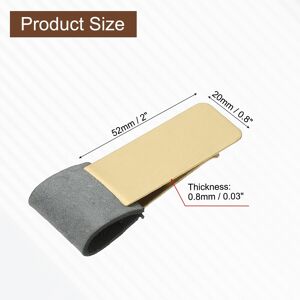 Unique Pen Loop for Notebook, Book Clip with Leather Pen Holder for Notebooks Journals Planner - 52x20mm Brass/Matte Black 52x20mm Unique Pen Loop for Notebook, Book Clip with Leather Pen Holder for Notebooks Journals Planner - 52x20mm Brass/Matte Black 52x20mm