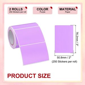 Unique Rectangle Inventory Color Coding Labels, Square Self-Adhesive Inventory Label Stickers for Home Organization Name Tags Purple Unique Rectangle Inventory Color Coding Labels, Square Self-Adhesive Inventory Label Stickers for Home Organization Name Tags Purple