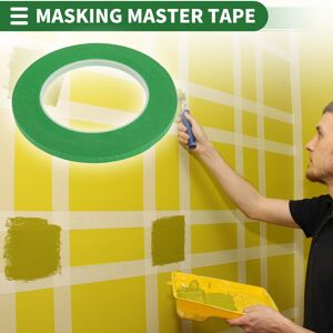 Unique Universal Painters Tape Masking Master Tape Easy Removal Crepe Paper 1 Pc 140U Green 60.15 Yards x 0.24 Inches Unique Universal Painters Tape Masking Master Tape Easy Removal Crepe Paper 1 Pc 140U Green 60.15 Yards x 0.24 Inches
