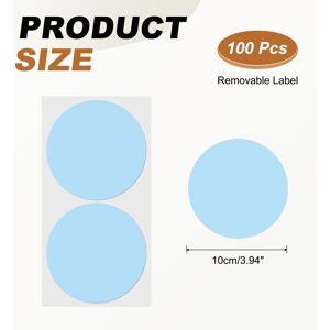 Unique Round Label Sticker, Removable Colorful Dot Stickers Labels Self Adhesive Circle Tags for Office Price Tags Sky Blue Unique Round Label Sticker, Removable Colorful Dot Stickers Labels Self Adhesive Circle Tags for Office Price Tags Sky Blue