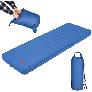 Costway Goplus Folding Sleeping Pad, Self Inflating Camping Mattress with Blue See Description Costway Goplus Folding Sleeping Pad, Self Inflating Camping Mattress with Blue See Description