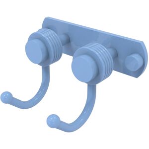 Allied Brass Mercury Collection 2 Position Multi Hook with Grooved Accent Flat Troll Blue 4.0 In. L X 5.5 In. W X 3.2 In. H Allied Brass Mercury Collection 2 Position Multi Hook with Grooved Accent Flat Troll Blue 4.0 In. L X 5.5 In. W X 3.2 In. H