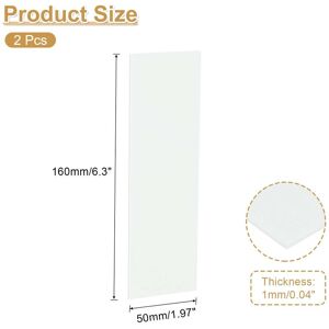 Unique Knife Handle Liner, Spacer Sheets Knife Handle Spacer Material for Knife Scales Slabs Making Supplies Tools White Unique Knife Handle Liner, Spacer Sheets Knife Handle Spacer Material for Knife Scales Slabs Making Supplies Tools White