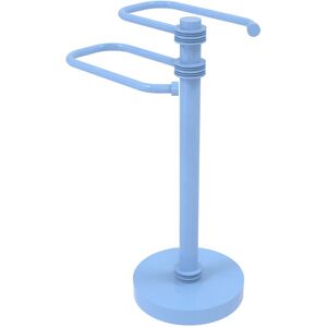 Allied Brass Free Standing Two Arm Guest Towel Holder Flat Troll Blue 7.3 In. L X 8.5 In. W X 15.0 In. H Allied Brass Free Standing Two Arm Guest Towel Holder Flat Troll Blue 7.3 In. L X 8.5 In. W X 15.0 In. H
