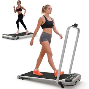 Kodotan sofa 3 in 1 Under Desk Treadmill with Incline, Walking Pad with Handle Bar with Remote Control & LED Display, Foldable Treadmills Silver 22.0 In. W X 41.0 In. H X 44.0 In. D Kodotan sofa 3 in 1 Under Desk Treadmill with Incline, Walking Pad with Handle Bar with Remote Control & LED Display, Foldable Treadmills Silver 22.0 In. W X 41.0 In. H X 44.0 In. D