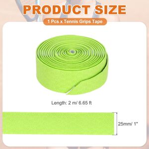 Unique Tennis Racket Grip Tape, Anti-slip Tennis Overgrip Stretchy Green 1Pcs Unique Tennis Racket Grip Tape, Anti-slip Tennis Overgrip Stretchy Green 1Pcs
