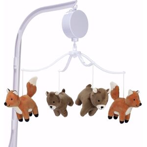 Bedtime Originals Sleepytime Bear & Fox Musical Baby Crib Mobile Soother Toy Multicolor 14.0 In. W X 14.0 In. H X 14.0 In. D Bedtime Originals Sleepytime Bear & Fox Musical Baby Crib Mobile Soother Toy Multicolor 14.0 In. W X 14.0 In. H X 14.0 In. D