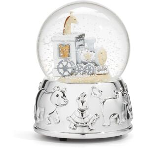 Reed & Barton Reed And Barton Animal Train Silverplate Snowglobe - 4 Slvr Plate 4 Reed & Barton Reed And Barton Animal Train Silverplate Snowglobe - 4 Slvr Plate 4