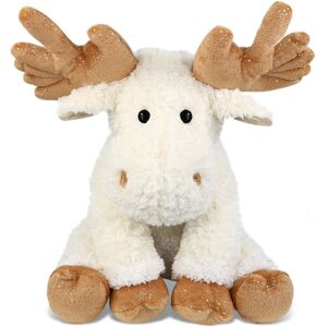DolliBu Soft Huggable Cute Fancy Floppy Moose Stuffed Animal - 10.5 inches White/Brown 10.5 inches DolliBu Soft Huggable Cute Fancy Floppy Moose Stuffed Animal - 10.5 inches White/Brown 10.5 inches
