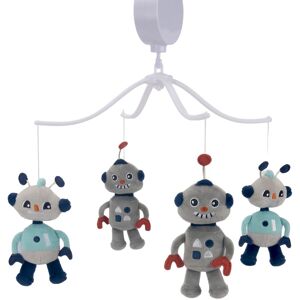 Bedtime Originals Robbie Robot Musical Baby Crib Mobile Soother Toy - Gray Gray 27.0 In. L X 14.0 In. W X 14.0 In. H Bedtime Originals Robbie Robot Musical Baby Crib Mobile Soother Toy - Gray Gray 27.0 In. L X 14.0 In. W X 14.0 In. H