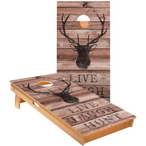 Skip's Garage Live Laugh Hunt Cornhole Boards NO Bags Skip's Garage Live Laugh Hunt Cornhole Boards NO Bags