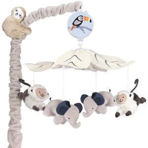 Lambs & Ivy Jungle Party Gray Animals Musical Baby Crib Mobile Soother Toy Multicolor 14.0 In. L X 14.0 In. W X 27.0 In. H Lambs & Ivy Jungle Party Gray Animals Musical Baby Crib Mobile Soother Toy Multicolor 14.0 In. L X 14.0 In. W X 27.0 In. H