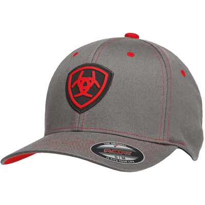 Men's Structured Cap in Grey, Size: Small/Medium Regular by Ariat Men's Structured Cap in Grey, Size: Small/Medium Regular by Ariat