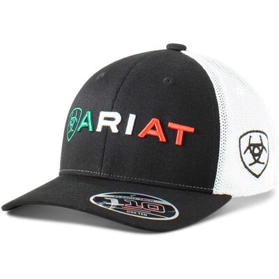 Kid's Mexico Logo Cap in Black by Ariat Kid's Mexico Logo Cap in Black by Ariat