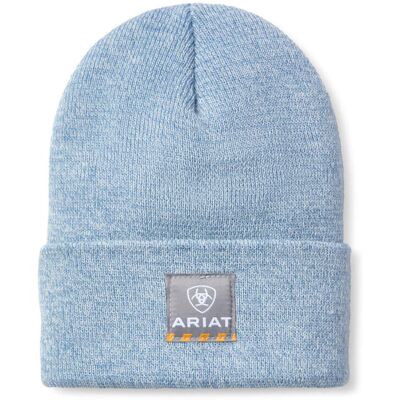Rebar Beanie Hat in Blue Marled by Ariat Rebar Beanie Hat in Blue Marled by Ariat
