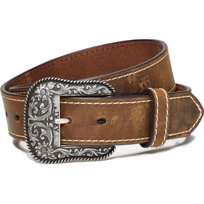 Women's Accent Belt in Brown, Size: Large by Ariat Women's Accent Belt in Brown, Size: Large by Ariat