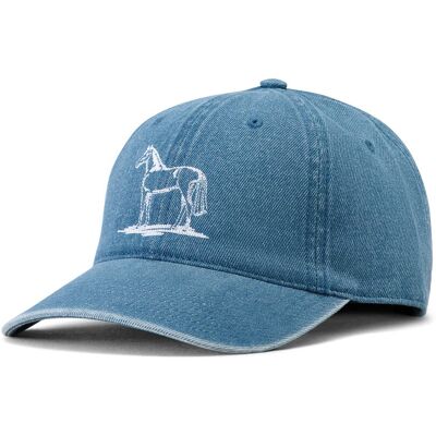 Country Cap in Light Denim Cotton by Ariat Country Cap in Light Denim Cotton by Ariat