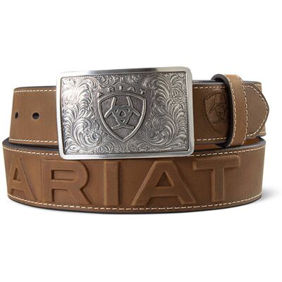 3D Embossed Belt in Brown, Size: 34 by Ariat 3D Embossed Belt in Brown, Size: 34 by Ariat